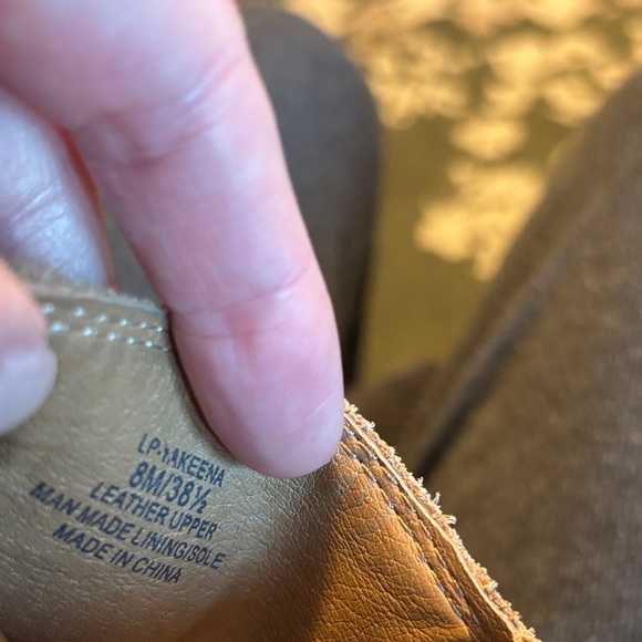 Lucky Brand Tan Suede Wedge Booties - Picture 6 of 7